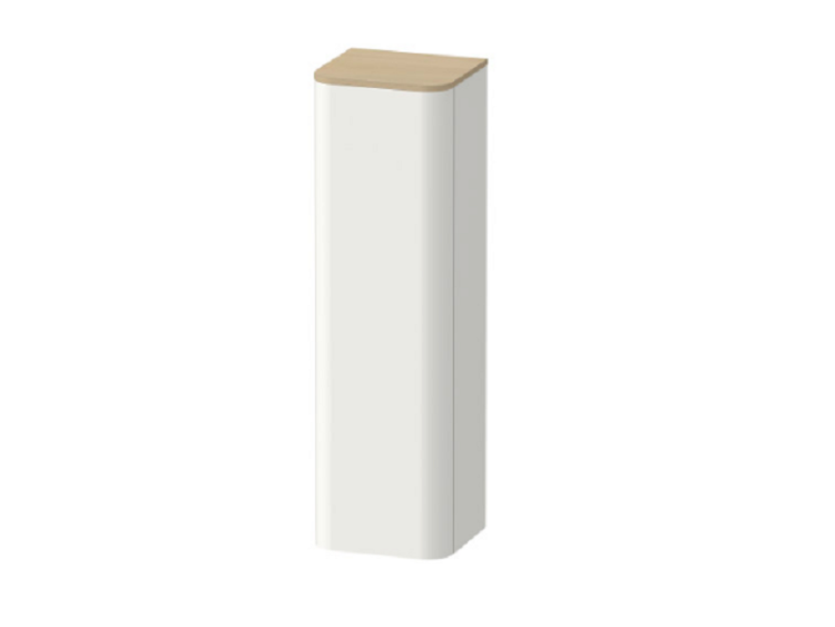 Шкаф-пенал Duravit Happy D.2 Plus 400x360x1336 мм левый Nordic White Satin Matt HP1261L3939