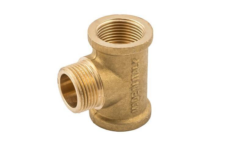 Тройник равнопроходной Metalit ВНВ 3/4 латунь EBF0834