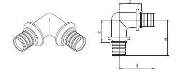 Угольник 90° REHAU RAUTITAN LX 20 11691241001