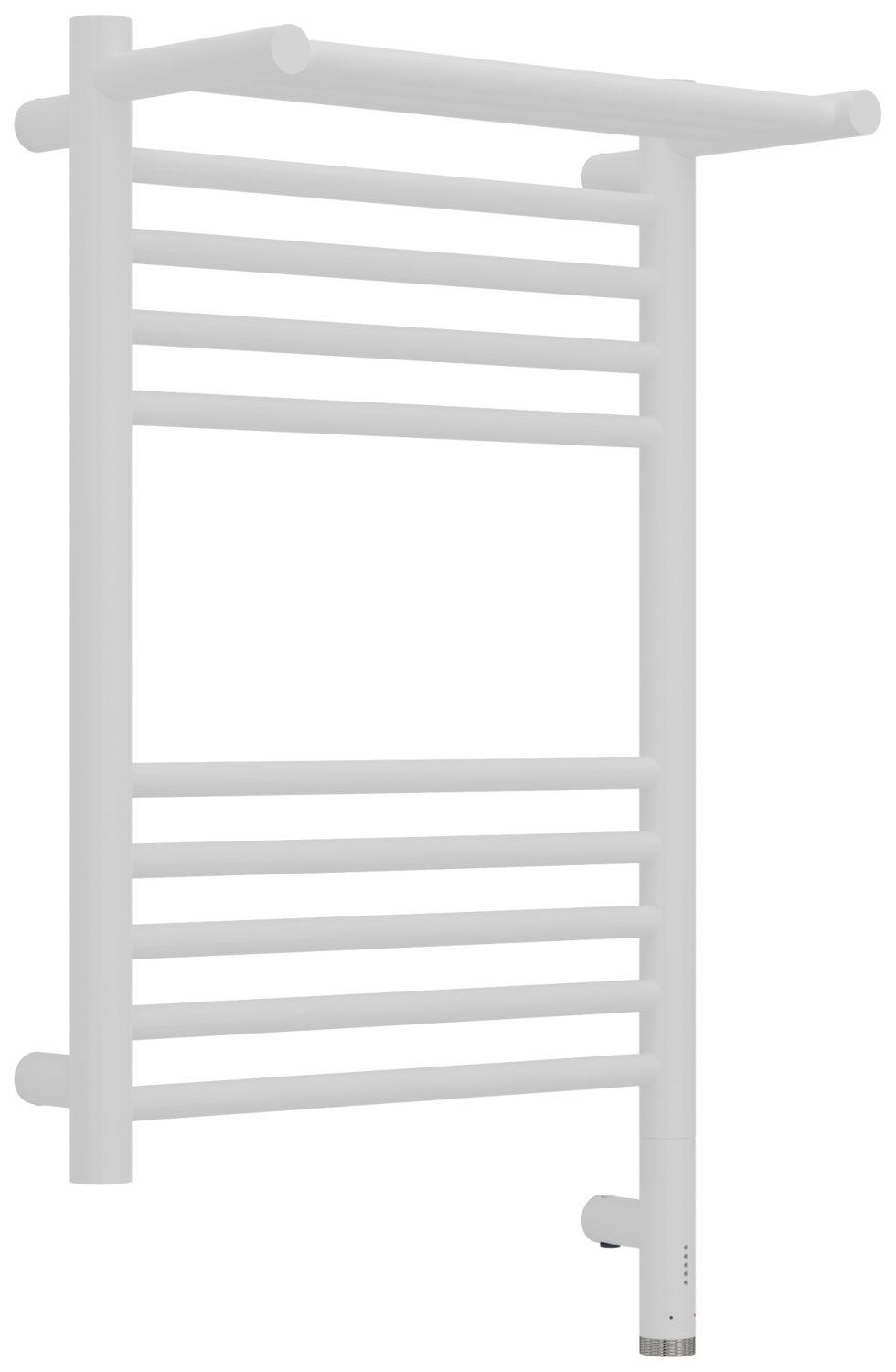 Полотенцесушитель электрический Сунержа Богема 3.1 с 1 полкой 400x600 мм правый белый матовый 30-6007-6040
