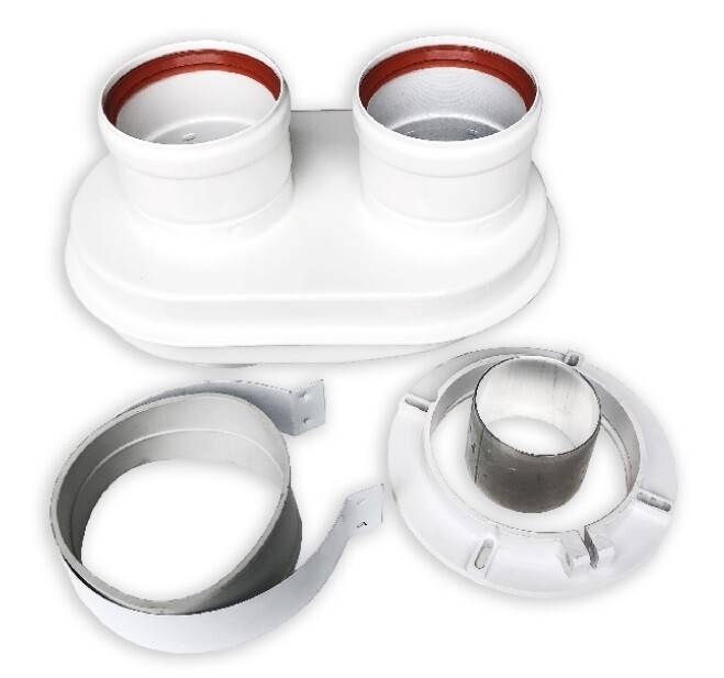 Адаптер моноблочный Camino 60/100-80/80 мм универсальный TR8004