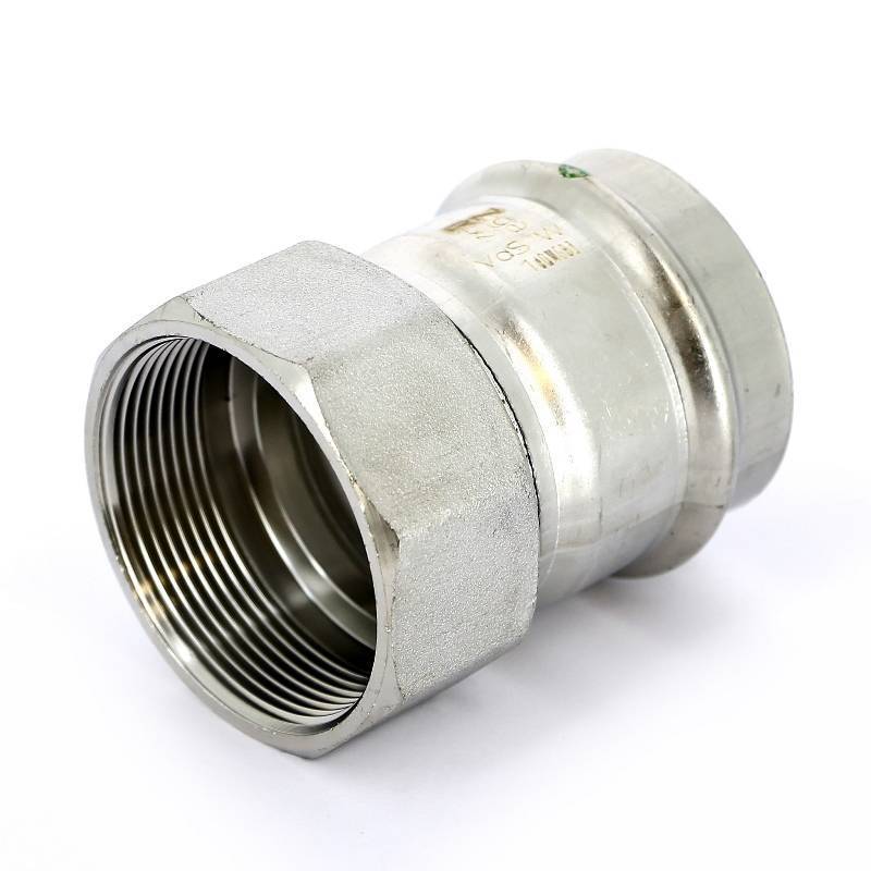 Муфта переходная пресс-В Viega Sanpress Inox нержавеющая сталь 54x2 436681