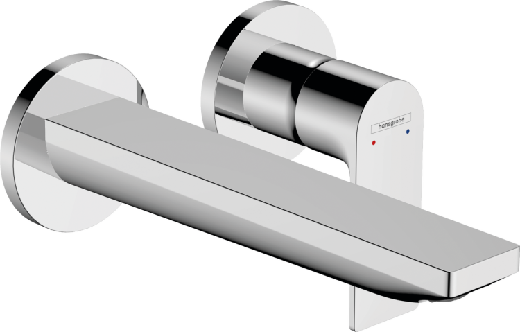 Смеситель для раковины Hansgrohe Rebris E 110 со сливным гарнитуром Push-Open 72568000