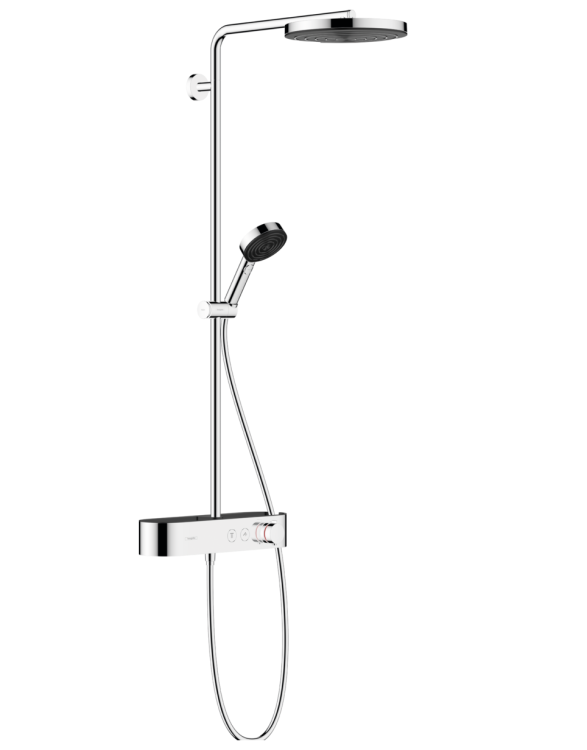Душевая стойка для ванны с термостатом Hansgrohe Pulsify S 260 1jet хром 24230000