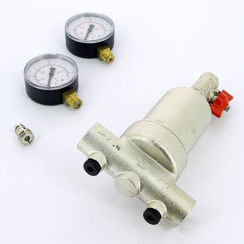 Фильтр промывной Itap 189 с двумя манометрами 3/4 189 3/4