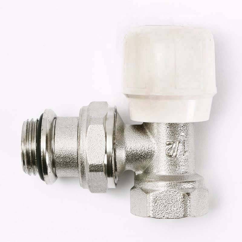 Вентиль ручной Uni-Fitt угловой 1/2 быстрого монтажа никелированный 156N2000