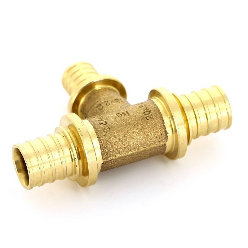 Тройник надвижной REHAU RAUTITAN RX 20х16х20 мм бронза 1377730