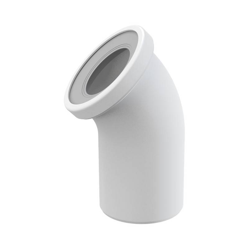 Отвод для унитаза Alcaplast 110x110 мм 45° A90-45