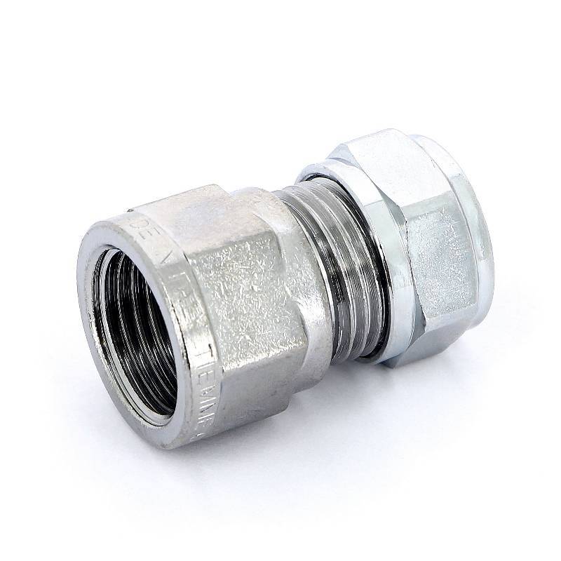 Муфта обжимная хромированная Tiemme 15x1/2 ВР 1130048