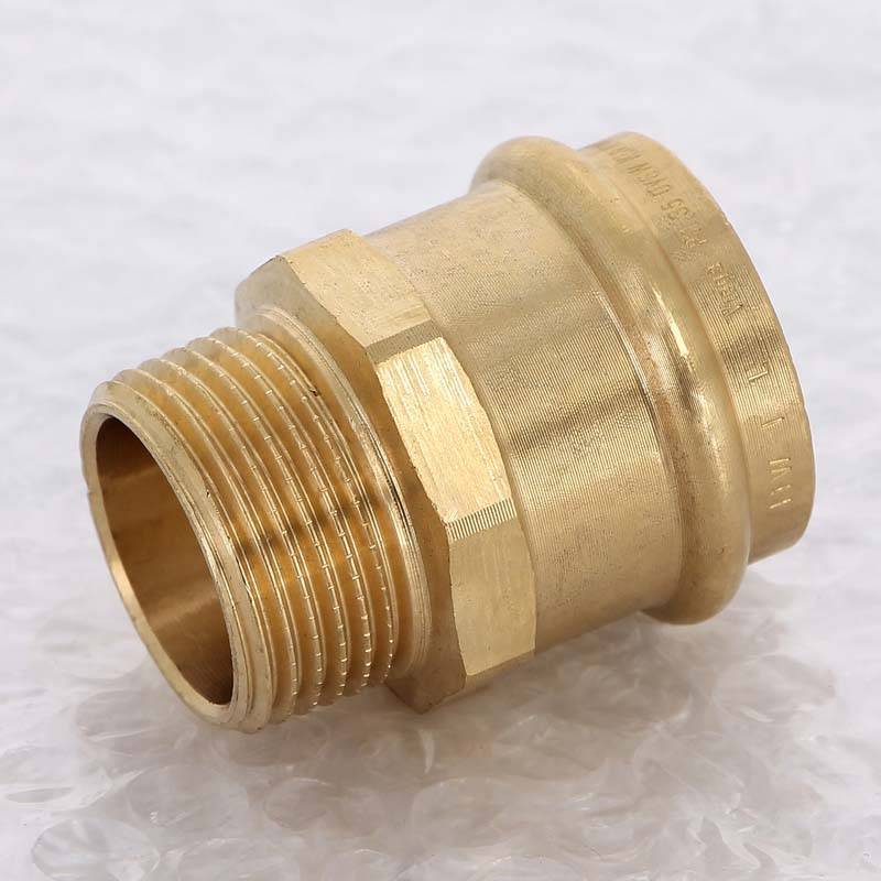 Муфта переходная пресс-Н Viega Sanpress бронза 35x1 1/2 314651