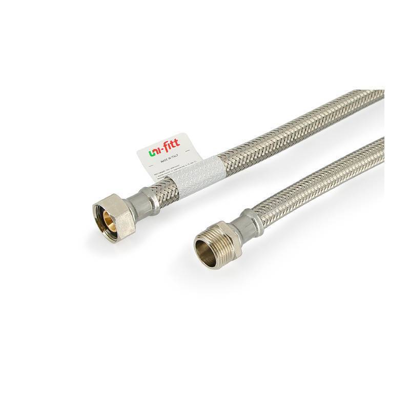 Гибкая подводка Uni-Fitt НВ 3/4 100 см DN 13 нержавеющая сталь 509S3010