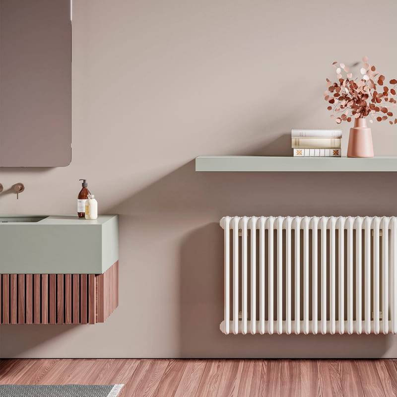 Радиатор стальной трубчатый Irsap TESI 2 365 мм 20 секций подключение 1/2 вентиль сверху RR203652001A425N