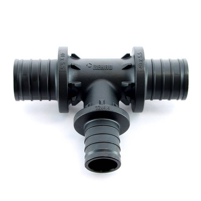 Тройник редукционный REHAU Rautitan PX 40x32x40 мм 11600691001