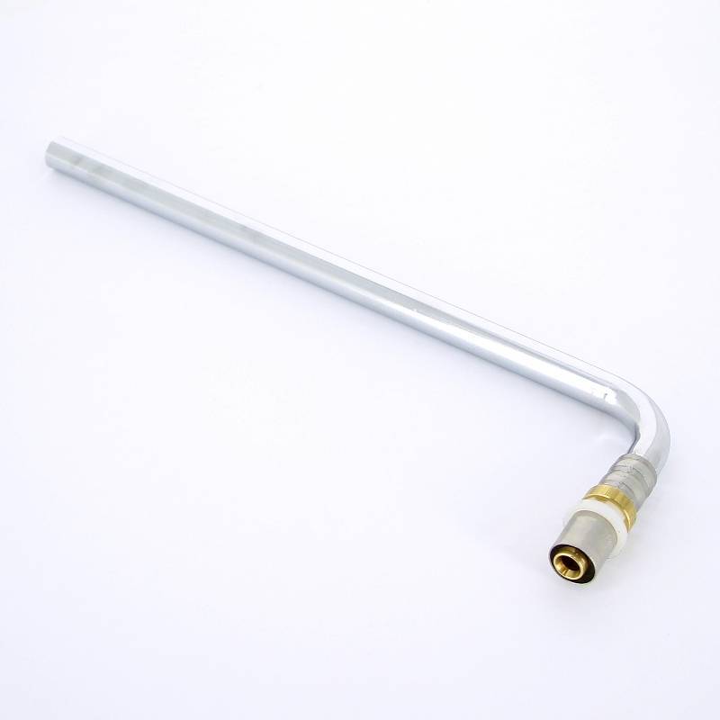 Угол пресс с трубкой для подключения радиатора Henco 16x15 мм L=1100 мм 25P-1604