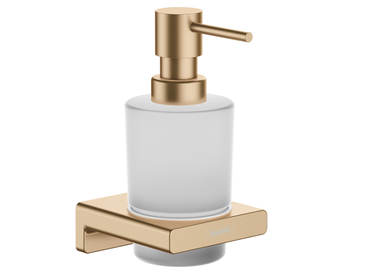 Дозатор для жидкого мыла Hansgrohe AddStoris шлифованная бронза 41745140