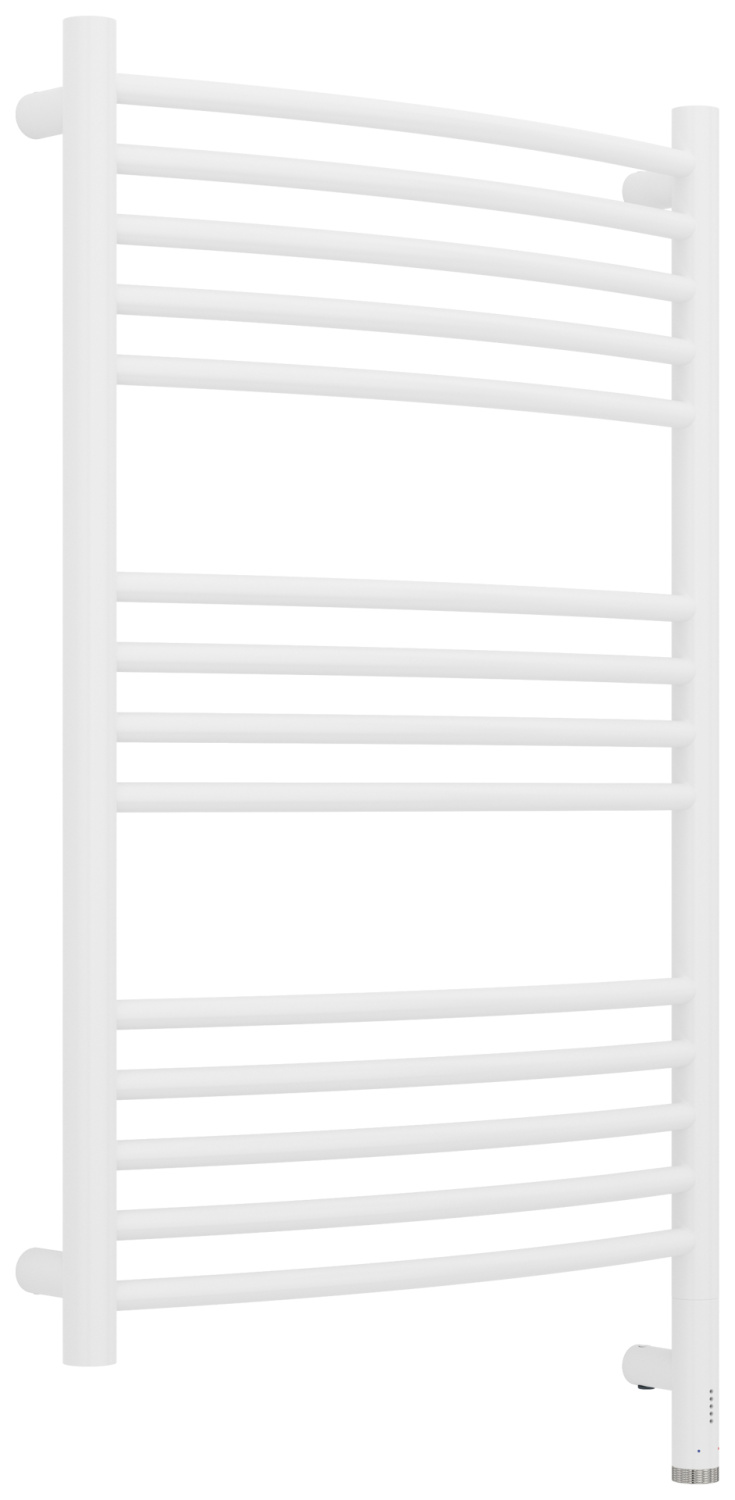 Полотенцесушитель электрический Сунержа Богема 3.1 выгнутая 50х80 см правый белый матовый 30-6003-8050