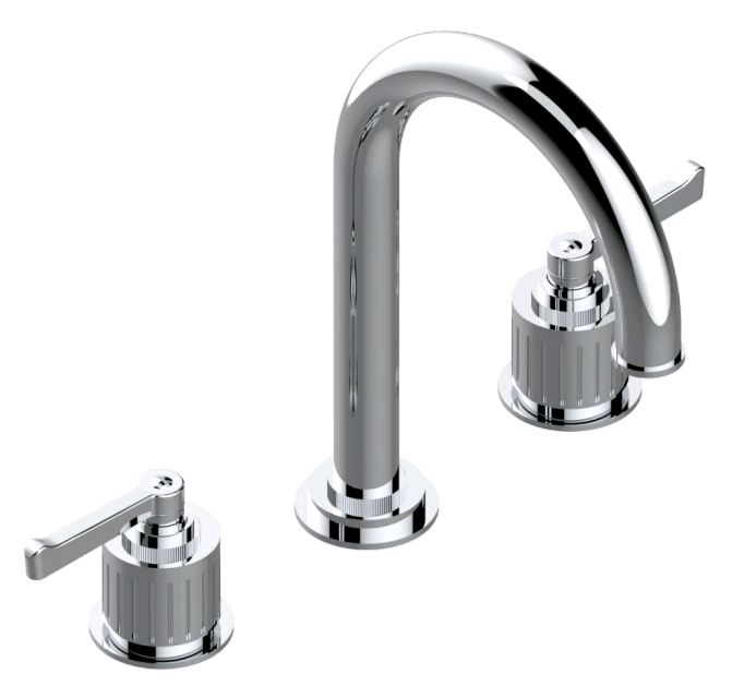 Смеситель для раковины THG Hamptons with lever handles никель PVD G4SH55152M