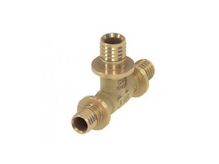 Тройник редукционный TECE TECEflex 25х32х25 мм латунь 760517