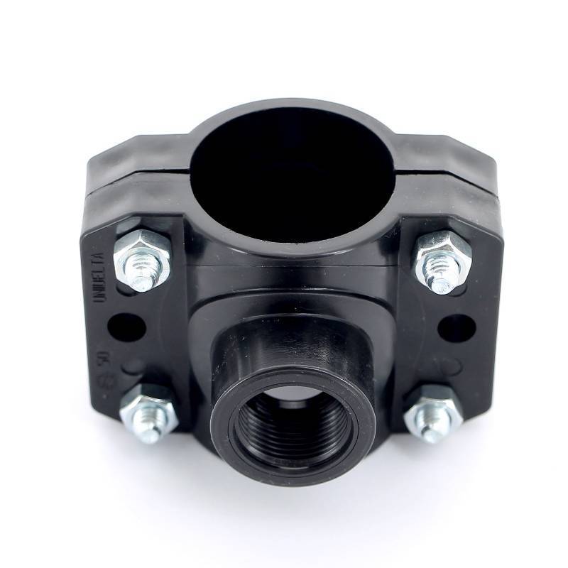 Седловая врезка Unidelta 50х3/4 4 болта для труб ПНД 1019050003