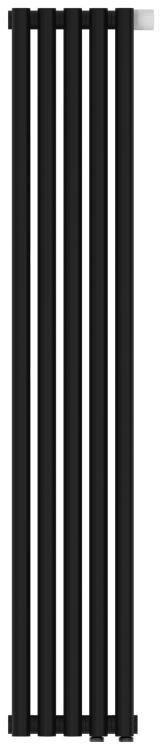 Дизайн-радиатор Сунержа Эстет-1 1200x225 5 секций EU50 правый черный матовый 3/4 3103111205