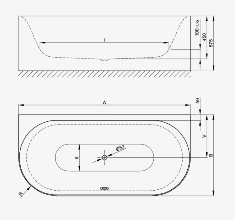 Ванна Bette BetteLux Oval I Silhouette 180x85 см BetteGlasur Plus белая 3416-000CWVVSPLUS