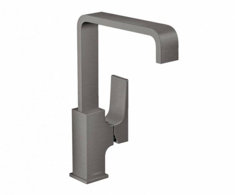 Смеситель для раковины Hansgrohe Metropol 110 шлифованный черный хром 32511340