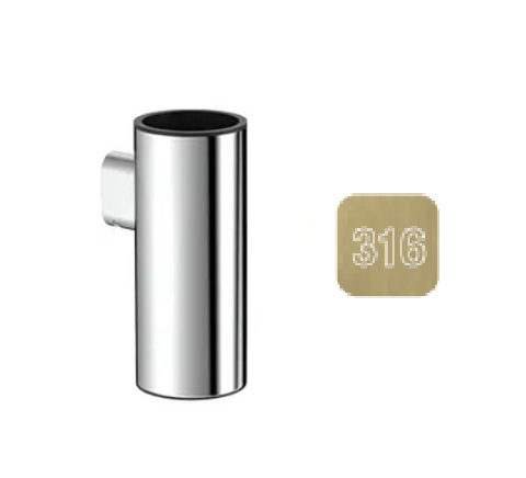 Стакан настенный Almar Collezione 316 63x87x134 мм цвет High Brass Brushed PVD E070001HB316