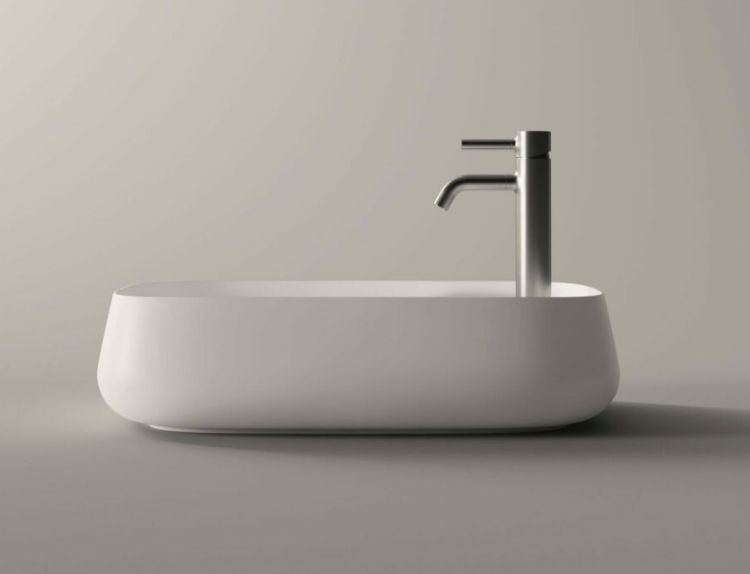 Раковина накладная Alice Ceramica Nur 600x400x150 мм белый 33200101