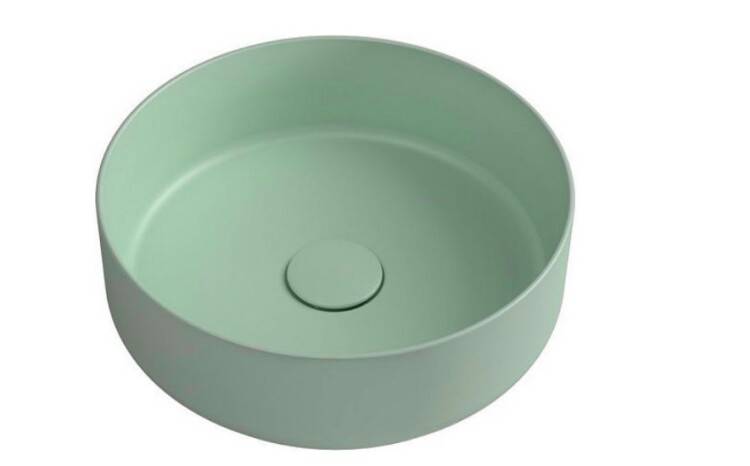 Раковина накладная ISVEA Infinity 360х360х120 мм мятно-зеленый матовый 10NF65036SV2T