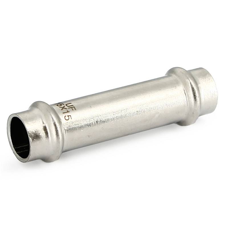 Муфта пресс надвижная Uni-Fitt 18 мм нержавеющая сталь 773S2200