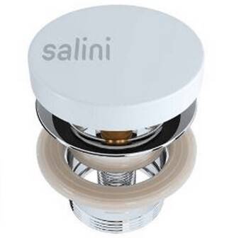 Донный клапан для ванн Salini D 402 белый глянцевый 152201G