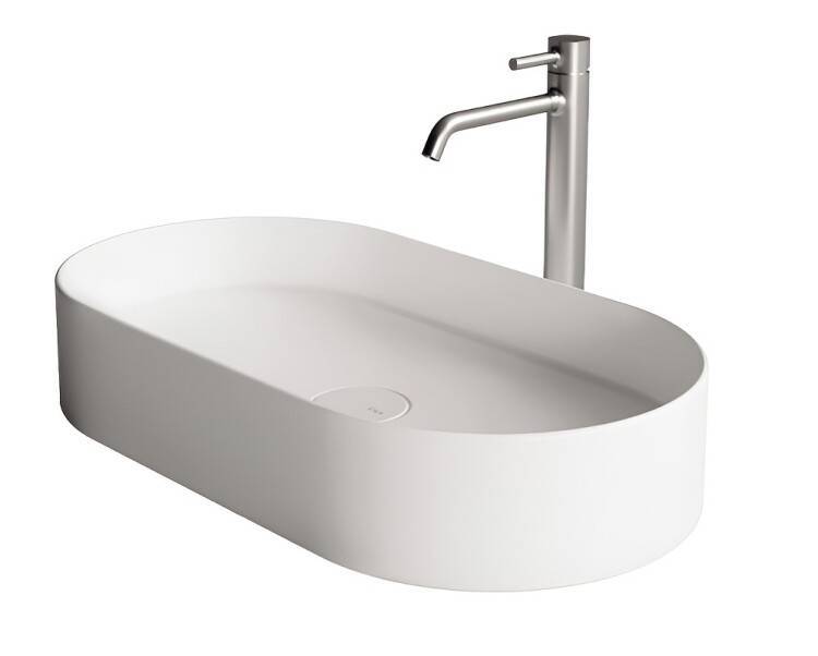 Раковина Alice Ceramica Hide 650х350х120 мм белый матовый 31120109