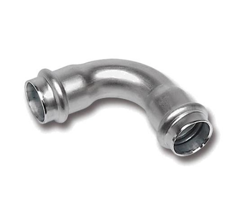 Отвод 90° Sanha NiroPress AISI 304L ВПр-ВПр 28 мм 91002A283