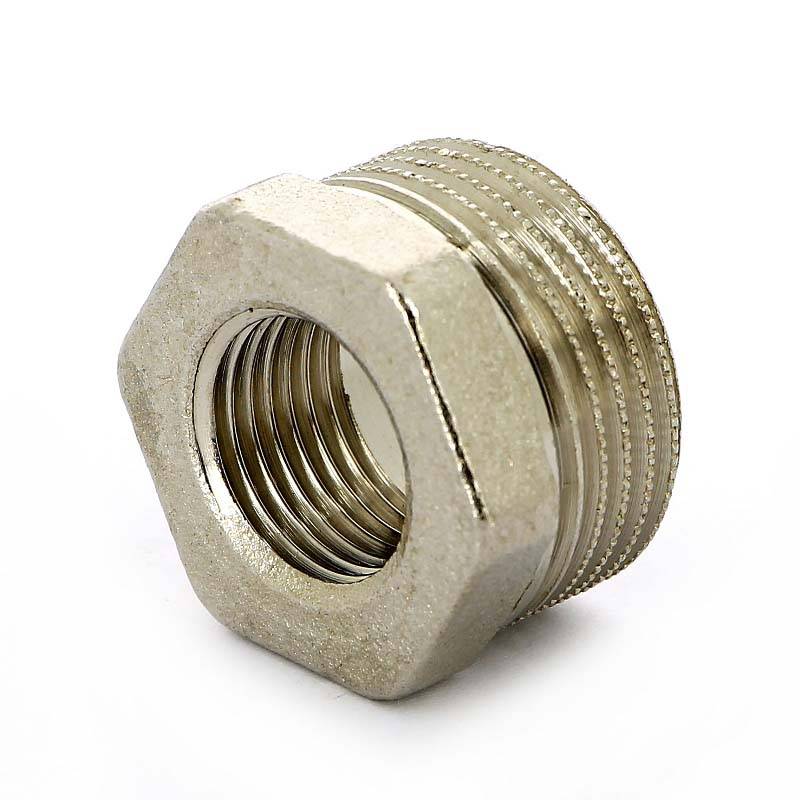 Футорка никелированная Uni-Fitt 1/2x1 НВ 604N4200