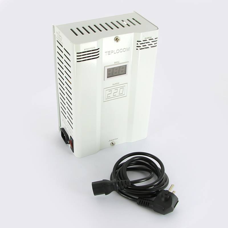 Стабилизатор напряжения Бастион TEPLOCOM ST-600 INVERTOR инверторный 687