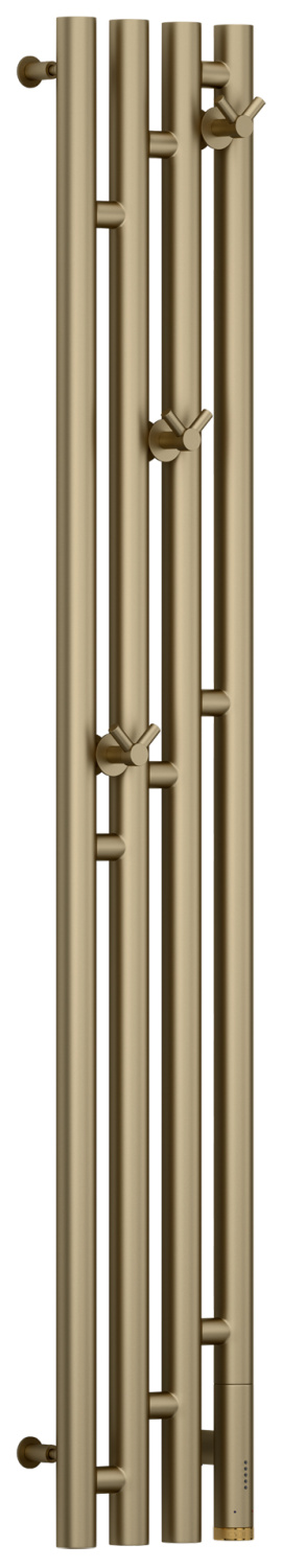 Полотенцесушитель электрический Сунержа Кантата 3.0 19.1x120 см правый золотой шёлк матовый 32-5847-1216