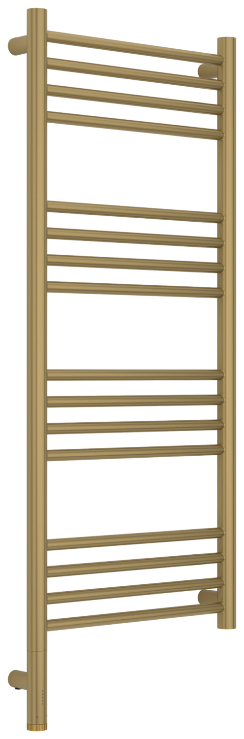 Полотенцесушитель электрический Сунержа Богема 3.1 прямая 40х100 см левое золотой шёлк матовый 32-6004-1040