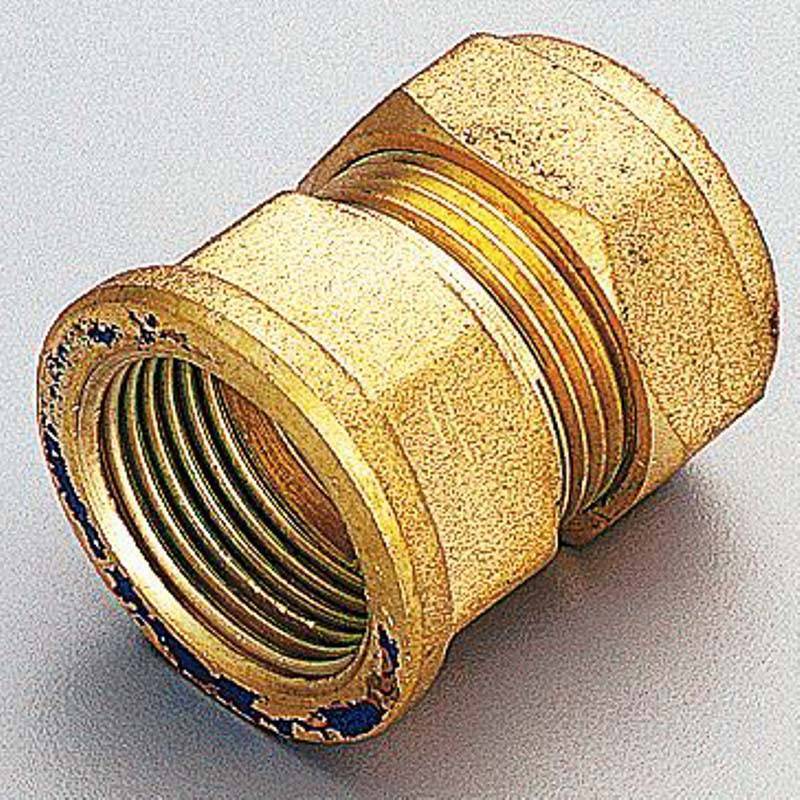 Муфта обжимная Tiemme 1100 14 мм х 1/2 ВР латунная 1100094