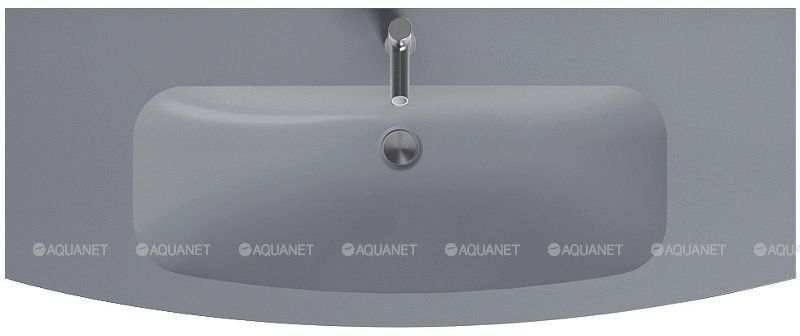 Раковина стеклянная Jacob Delafon Nona 120 см матовый серый EB1886RU-DE4