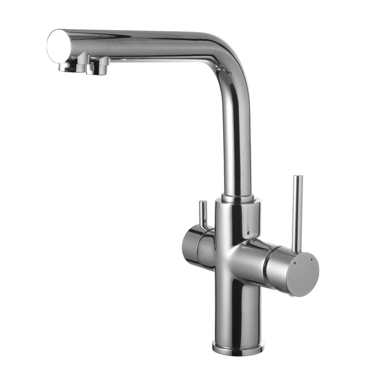Смеситель для кухни Lemark Comfort с подключением к фильтру хром LM3060C