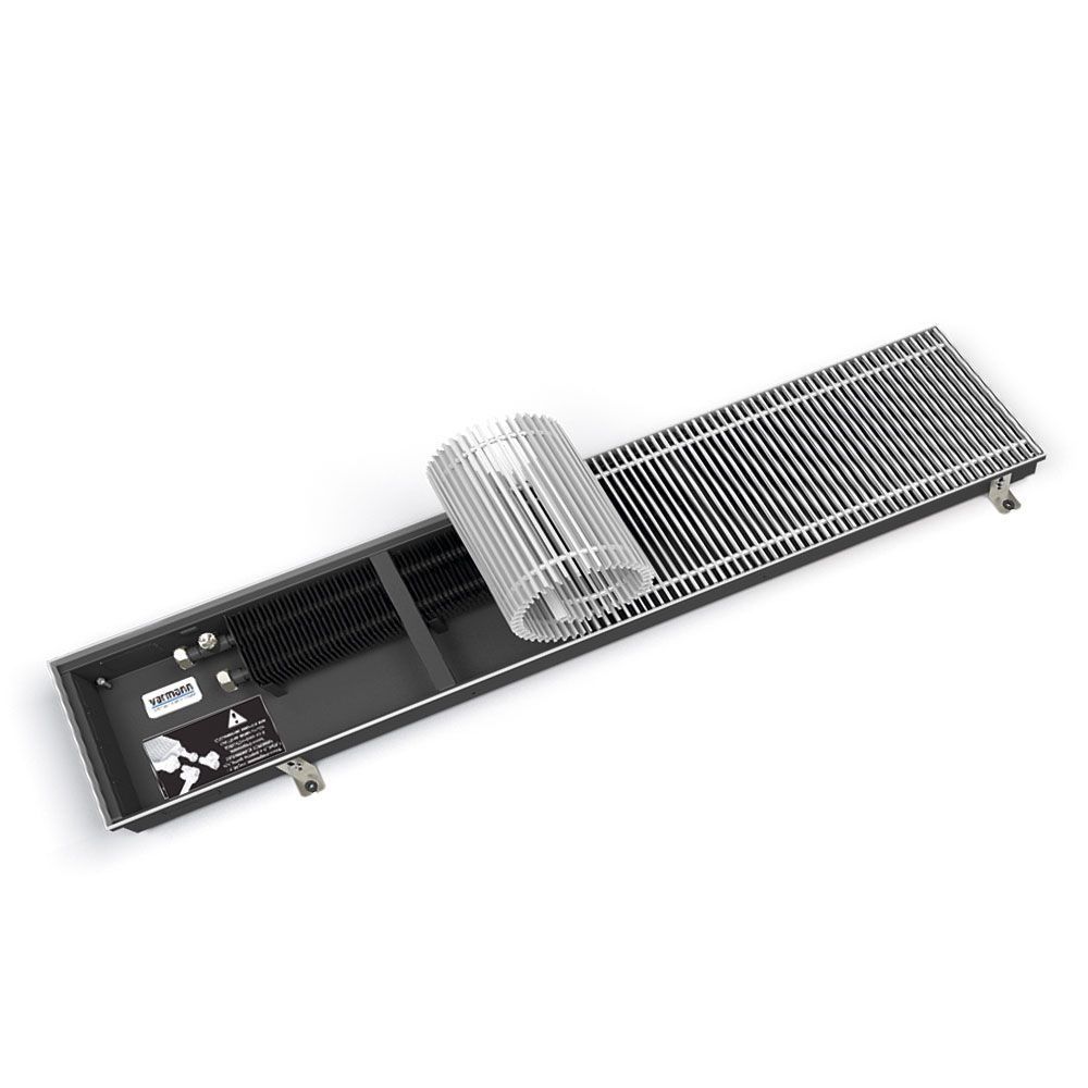Внутрипольный конвектор Varmann Ntherm 370x110x1000 мм N 370.110.1000 RR U EV1