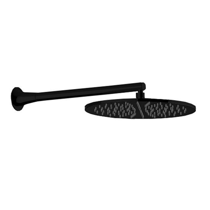 Верхний душ Cisal Vita 300x300 мм Matt Black VI01319040