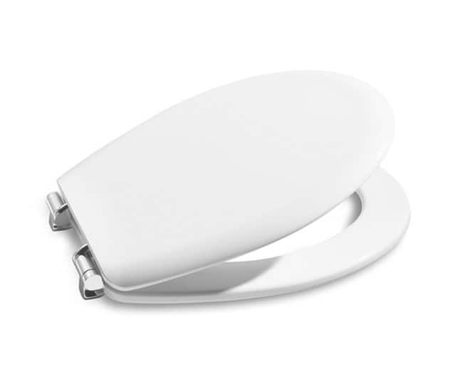 Сиденье для унитаза Roca Victoria с крышкой SoftClose быстросъемное петли хром ZRU8013920