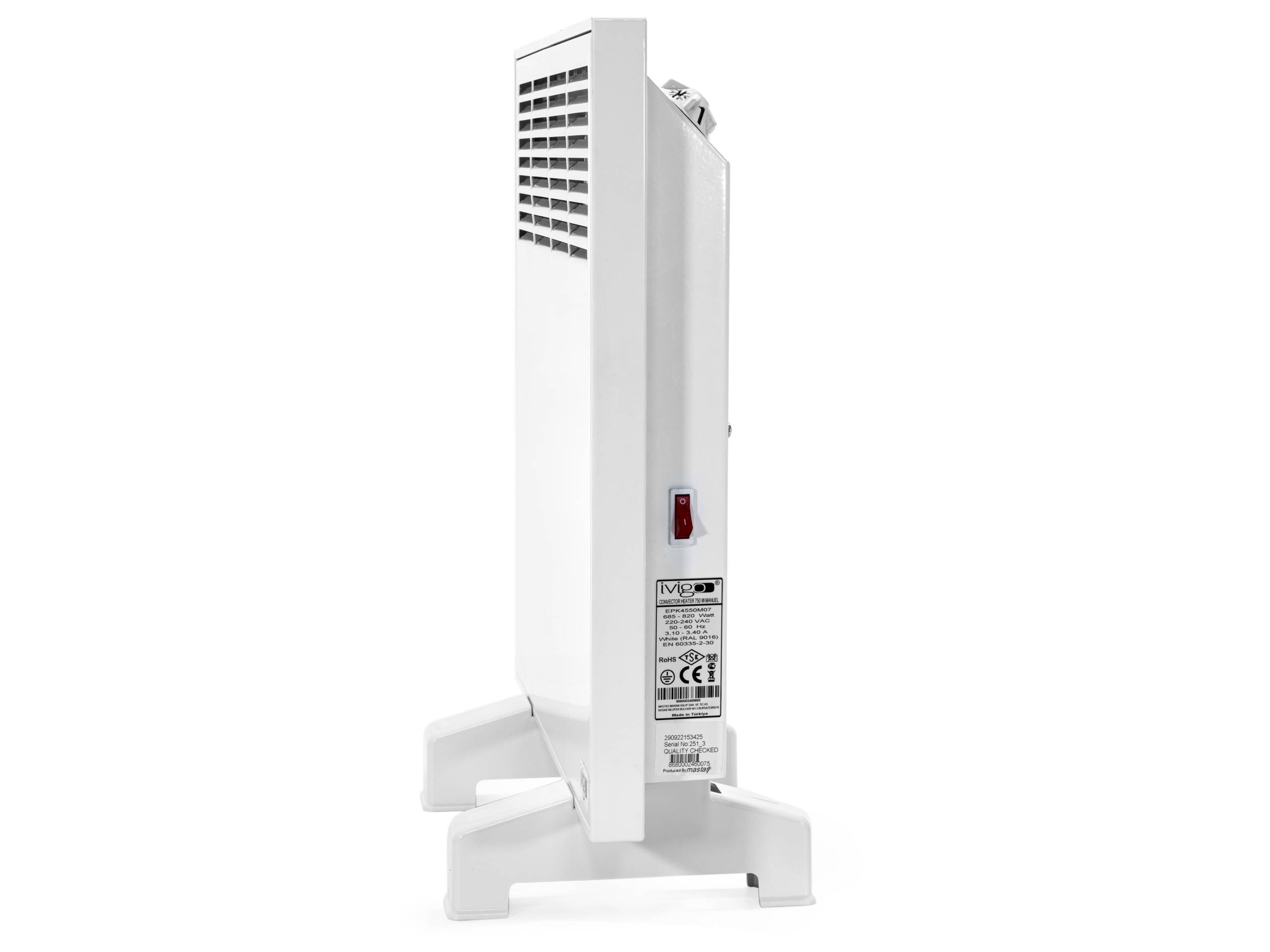 Конвектор электрический iVigo EPK M 750 Вт механический термостат EPKM07