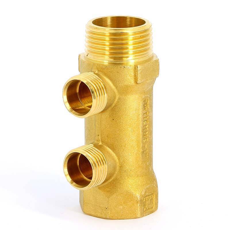 Коллектор проходной Tiemme 2 выхода 1 x 1/2 HP-HP 36 мм 1910020