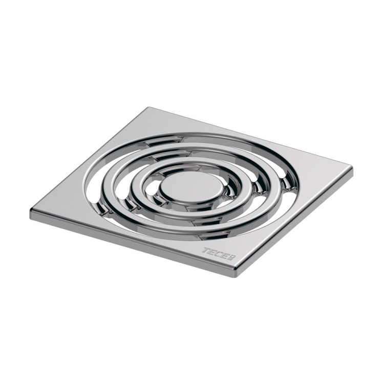 Декоративная решетка для трапа TECE TECEdrainpoint S Steel 100х100 мм матовая 3665002