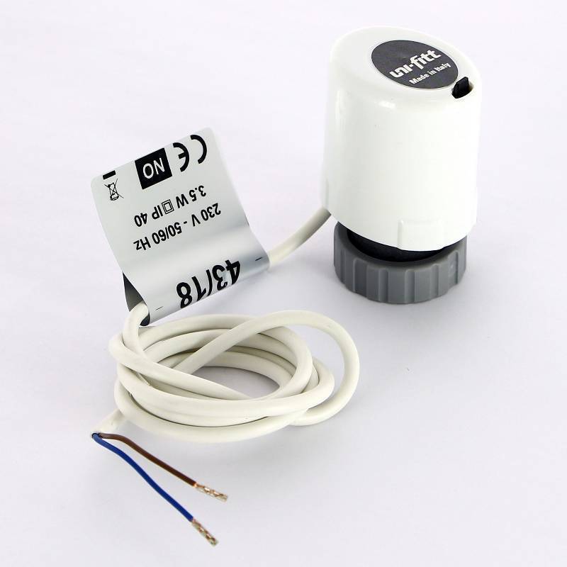 Привод термоэлектрический Uni-Fitt 230 В нормально открытый NO 465E0000