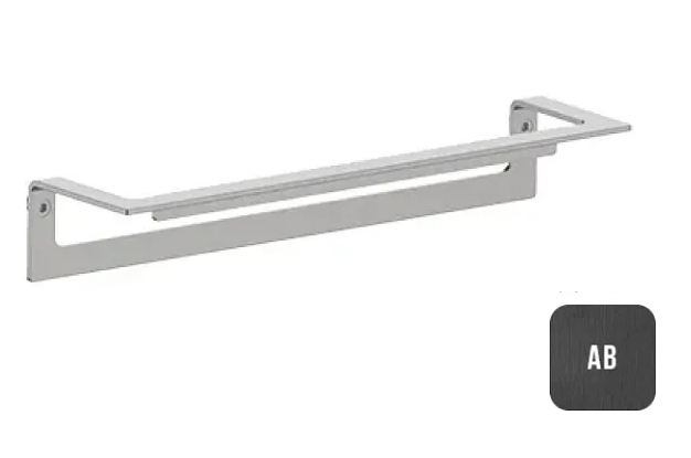 Бумагодержатель Almar Showers Accessories 300 мм черный матовый E305002AB