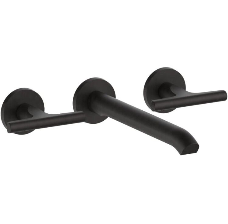 Смеситель для раковины Fantini Sailing настенный встраиваемый Deep Black PVD 67S1J013B