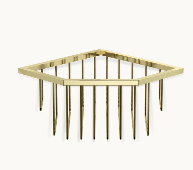 Корзина для душа Decor Walther WA ECK1 180х180х95 мм золото 0703320